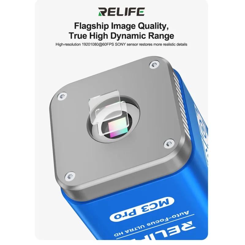 RELIFE MC3 Pro 4K UHD Bulit-in SONY Imx678 1/1.8sensor HDMI And USB Output Digital Industrial Microscope Camera With C Mount