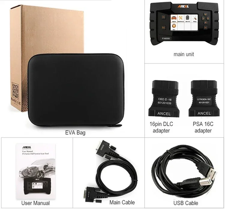 FX6000 OBD2 Scanner Full System Diagnostic Scan Tool