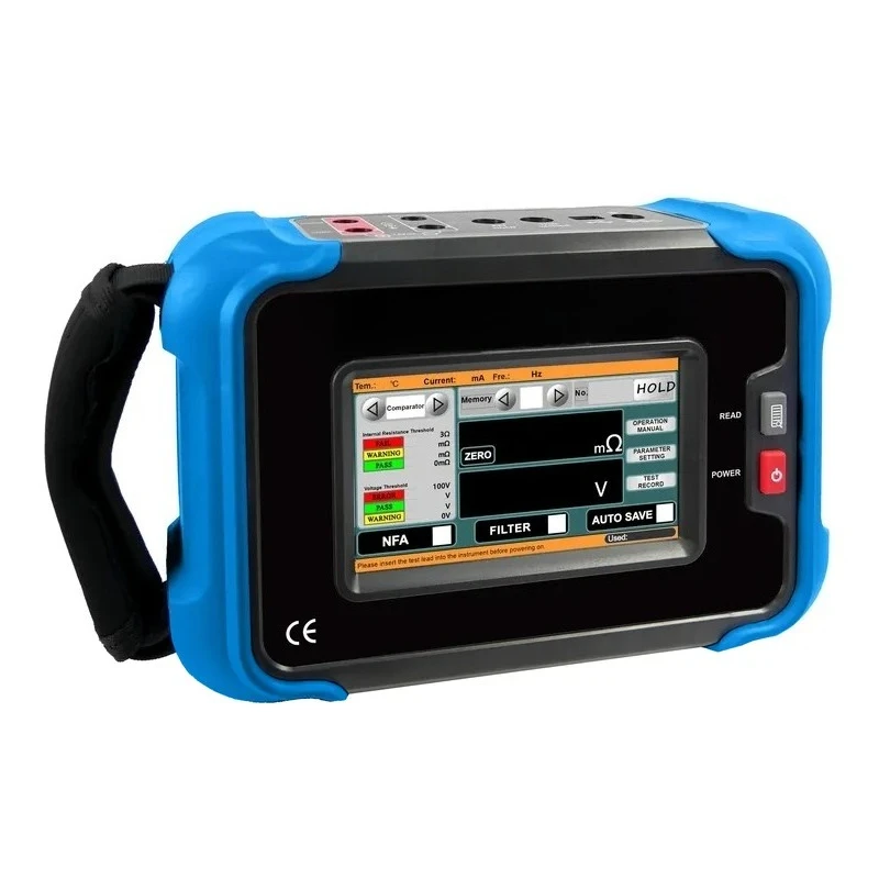 Battery Internal Resistance Tester High Precision 0.000mΩ-3.100Ω Battery Tester for Lithium Batteries with 26000 Records