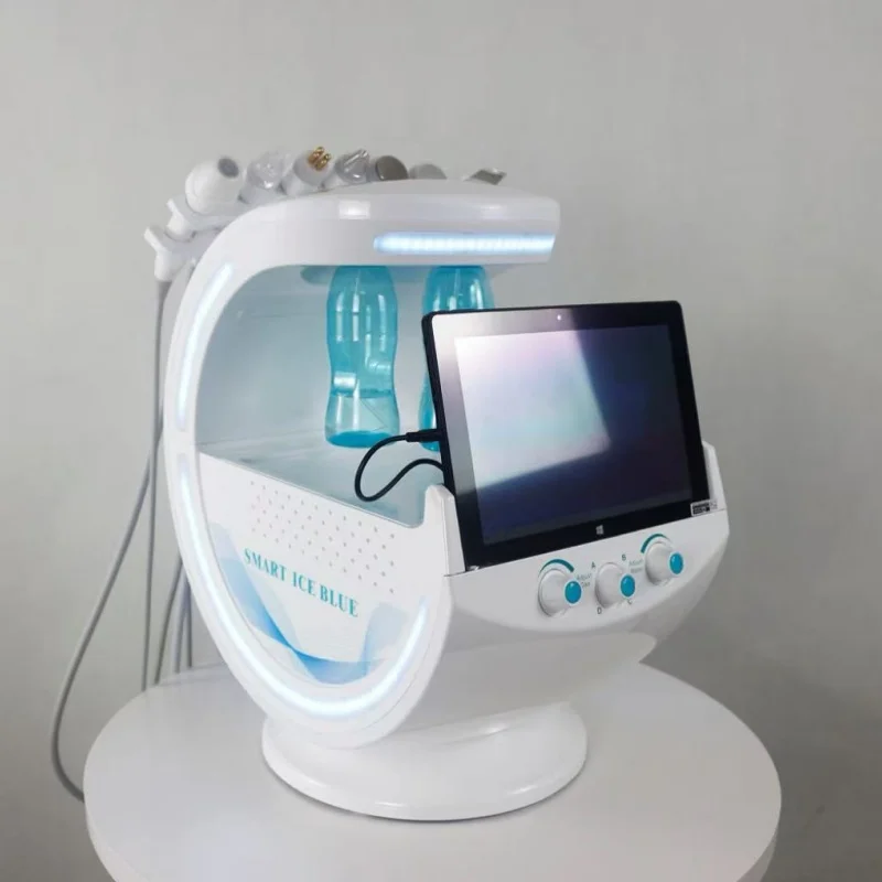 

High Quality 7 in 1 Smart Ice Blue Analyzer Professional Portable Multifunction Facial Treatment Machine