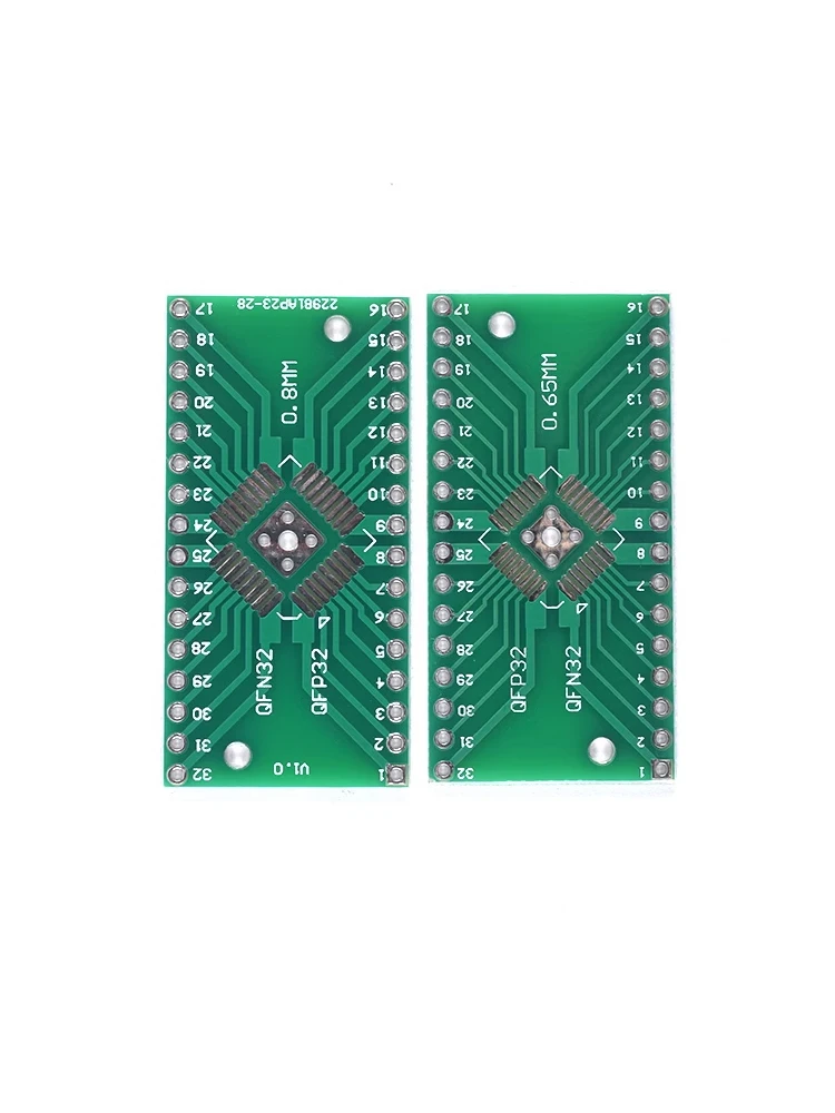 10 Stück QFN32 QFP32 Adapterplatine SMT zu DIP 0,8/0,65mm Abstand Adapterplatine – Detail 3