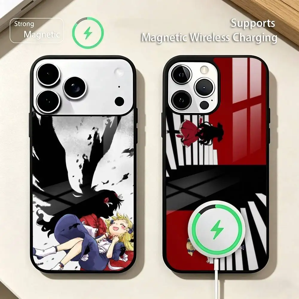 Suspense Anime S-Shadows House Phone Case For iPhone17,16,15,14,13,12,11 Plus,Pro Allows magnetic wireless charging