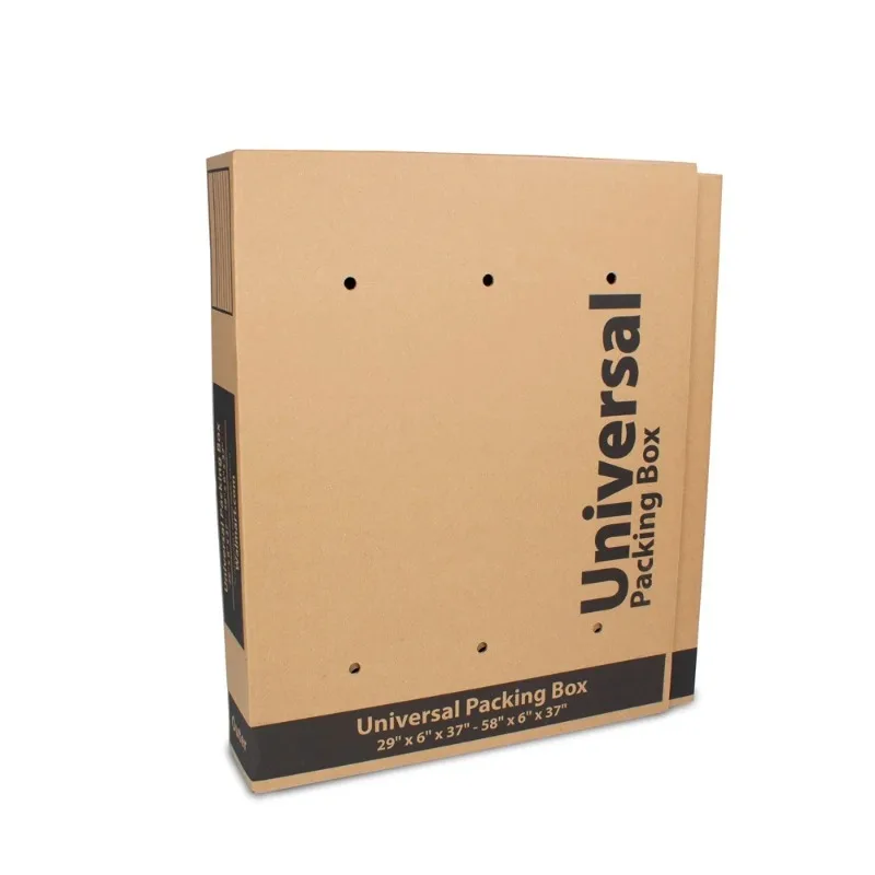 

Universal Packing Box, Bubble Roll & 4 Foam Corners Included, Fits up to 55" TVs