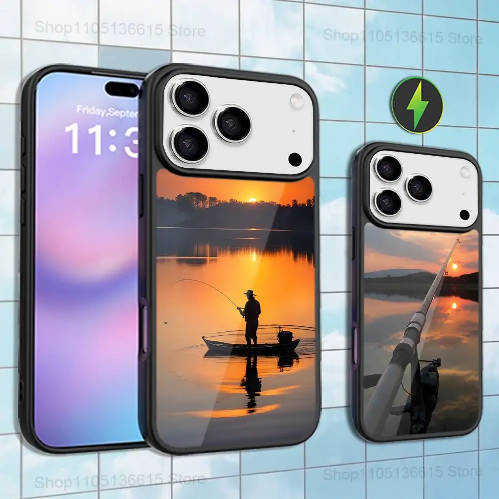

Leisure Art Fishing Phone Case For iPhone 16,15,17,14,13,12,11,Pro,Max,Plus,Air Mini,Magsafe,Magnetic Wireless Charging Case