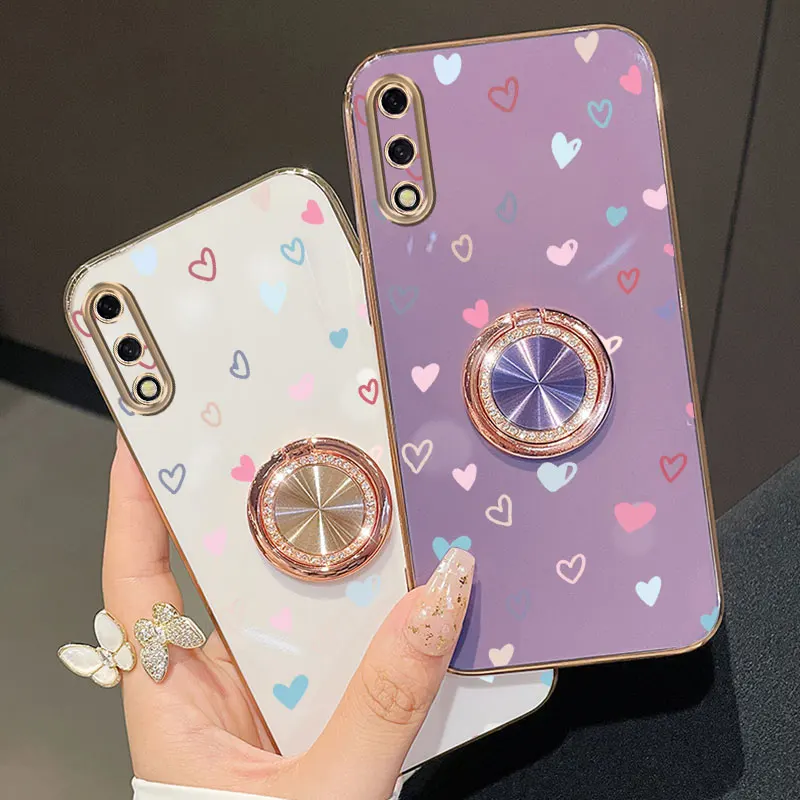 الماس حزام الحبل فريد الحب حامل هاتف الحال بالنسبة لهواوي الشرف 9X برو 60 70 80 90 100 200 300 برو الترا Y9s حامل غطاء