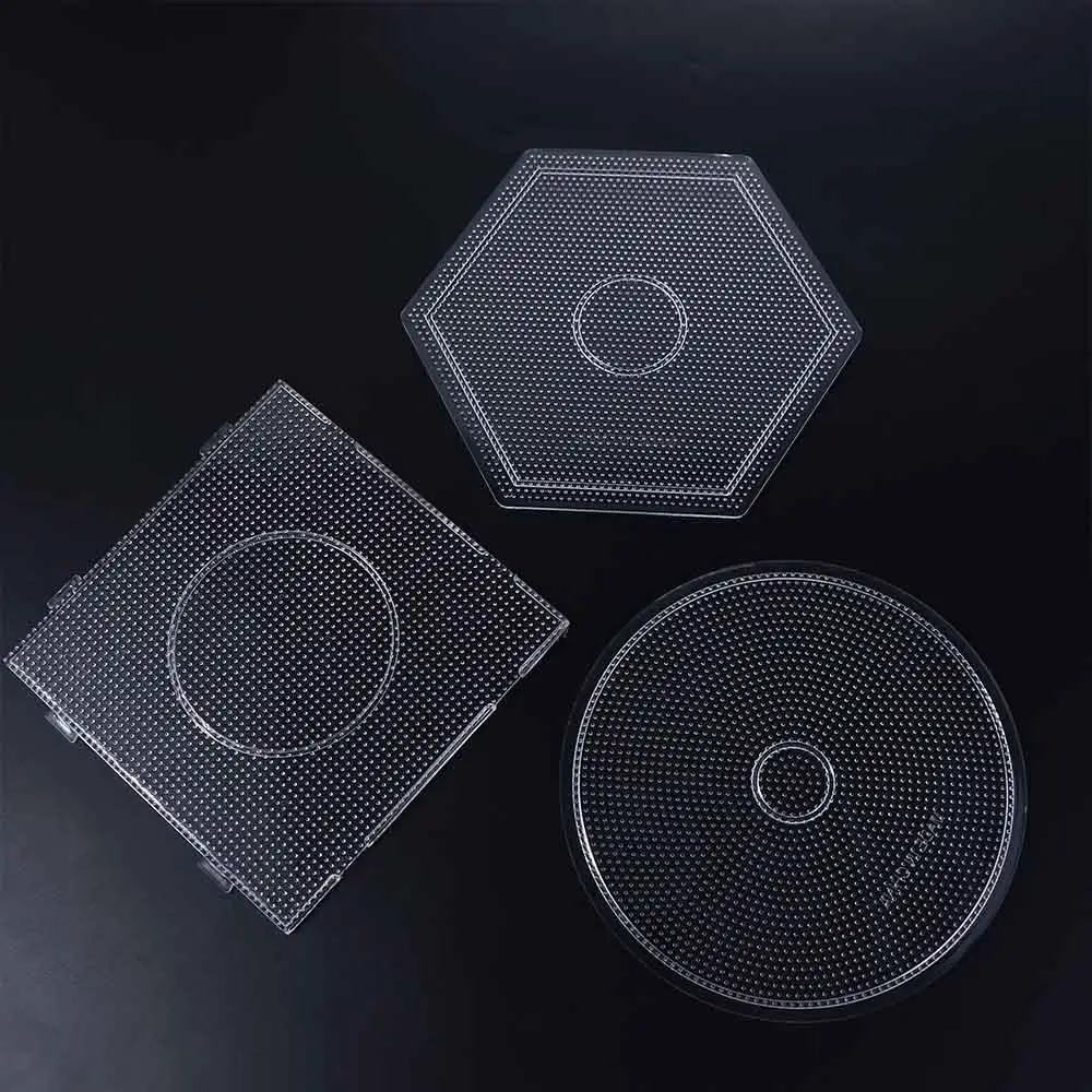 2,6 мм Perler Развивающие игрушки Фигурка Материал Доска Прозрачная головоломка Beadbond Пегборд Шаблон головоломки Шаблон бусин Diy