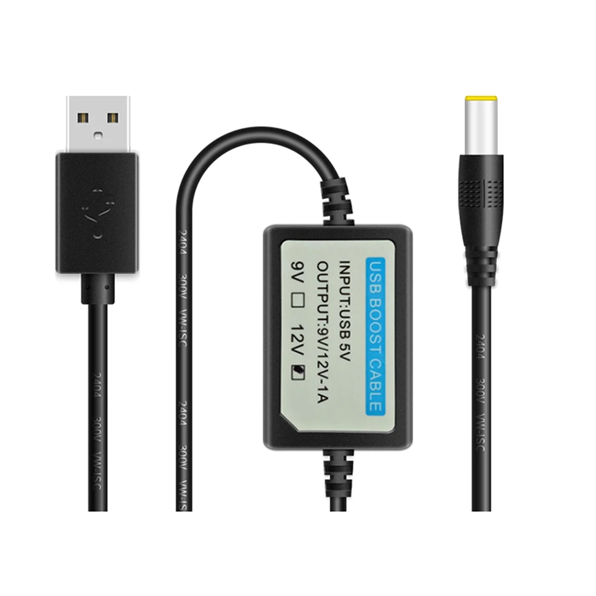 USB Charge Power Boost Cable DC 5V to 12V 1A Step UP Converter Adapter USB Cable with Boost Component