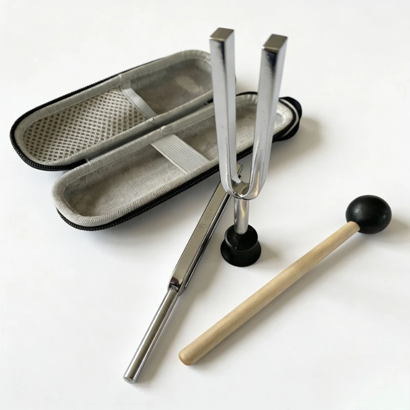 

Meditation Tuning Fork Sound Healing MI528 432 Tuning Fork Yoga Portable Steel Forks Professional Percussion Musical Instruments