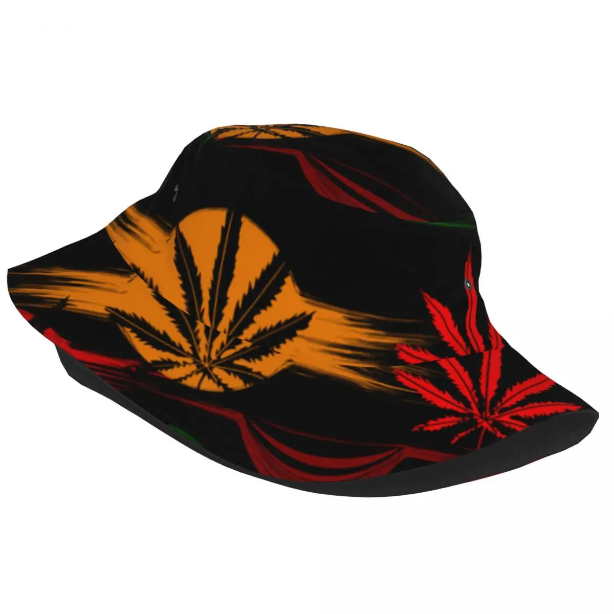 Bucket Bob Cap Hip Hop Gorros Reggea Color Panama Cap Beach Sun Fishing Hat