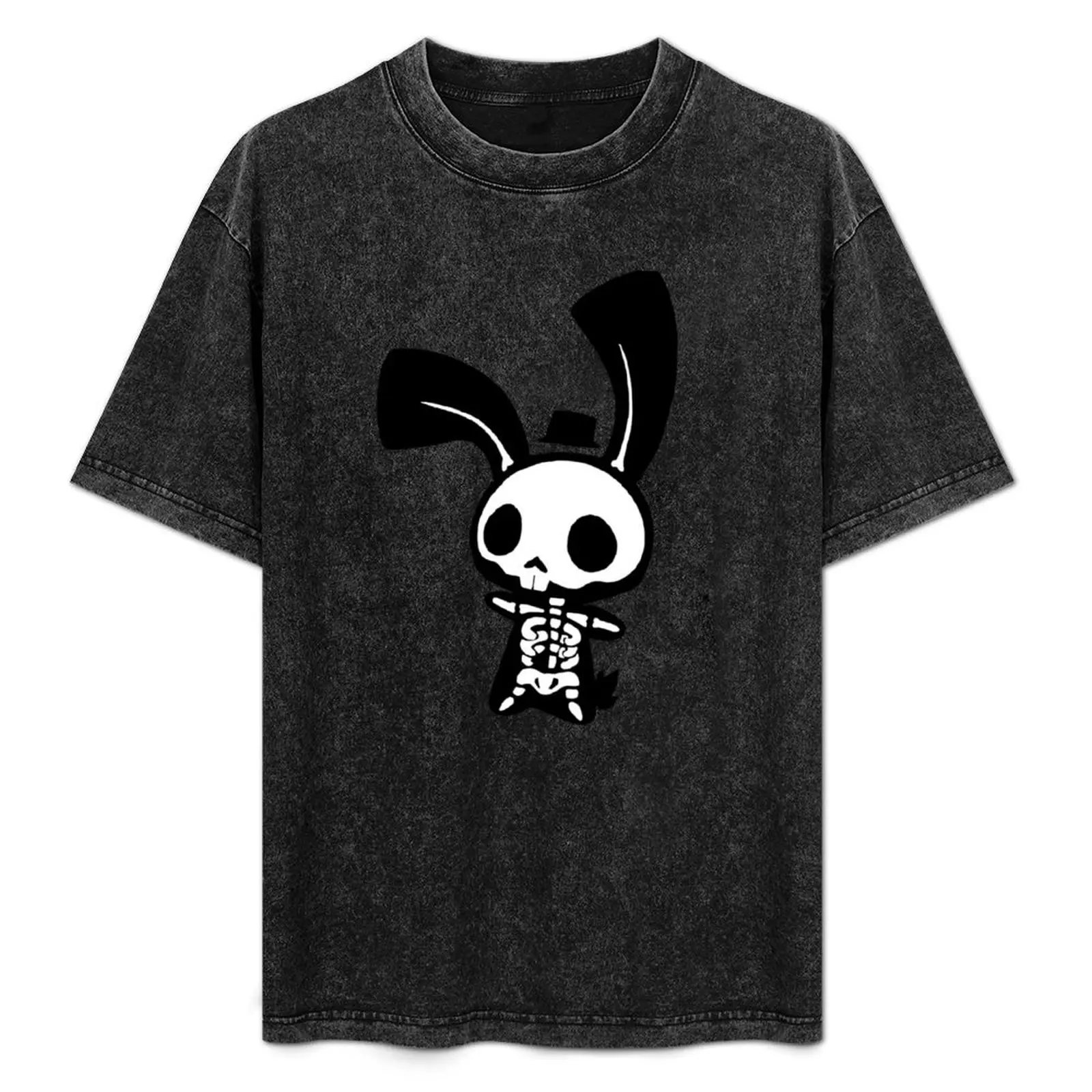 

Chui Bunny's Skeleton in a Tiny Top Hat T-Shirt High Elasticity Sports T-Shirt