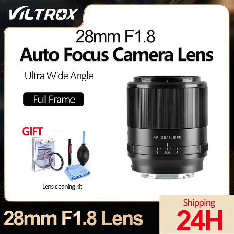 Viltrox 28mm F1.8 Camera lens FE/Z Mount Full Frame Wide Angle Fixed Focus Lens For Z Z6 Z7 Z50 Z30 A7 A7S A7R A7C A7SII Mount