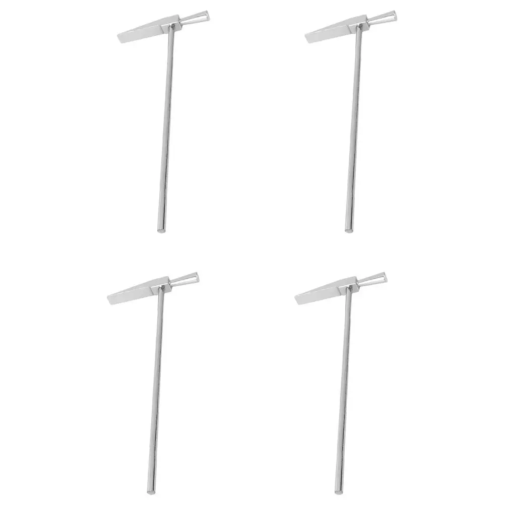 4 قطع من المطرقة المعدنية المصنوعة من سبائك الزنك والحديد وقبضة مريحة ومقبض نحيف ومزيل وصلة حزام الساعة من الفولاذ المقاوم للصدأ #6