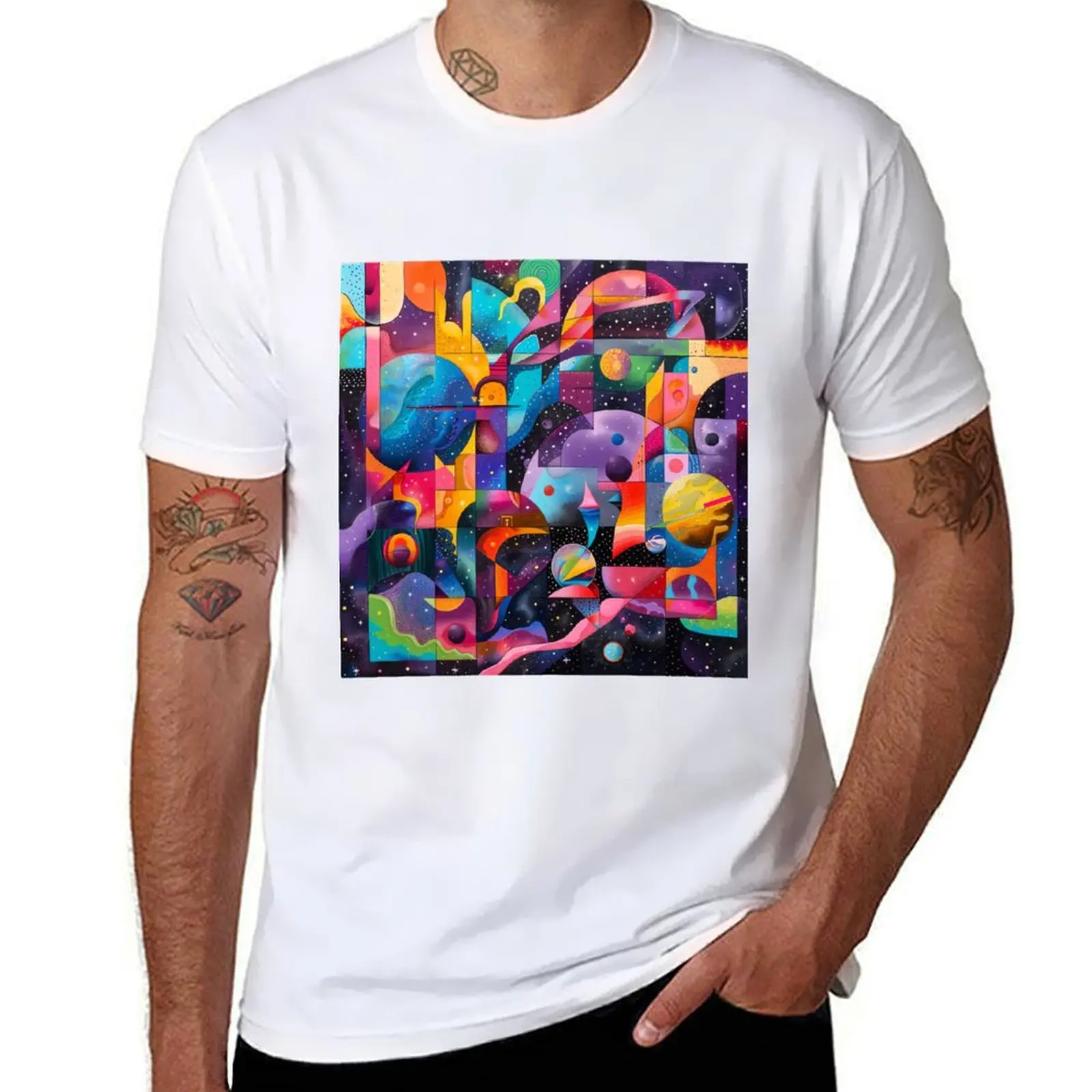 

Celestial Collage T-Shirt man t shirts for men cotton t shirt man T-Shirt