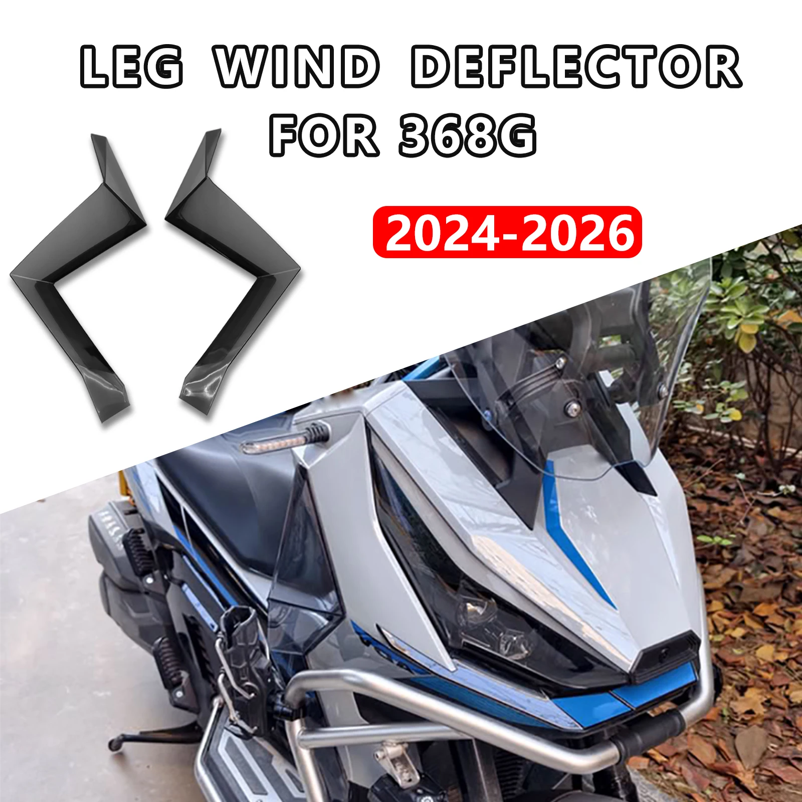 

For ZONTES 368G 368 G 368-G 2024 2025 2026 Motorcycle Leg Fairing Side Wind Protector Cover Leg Air Deflectors Accessories