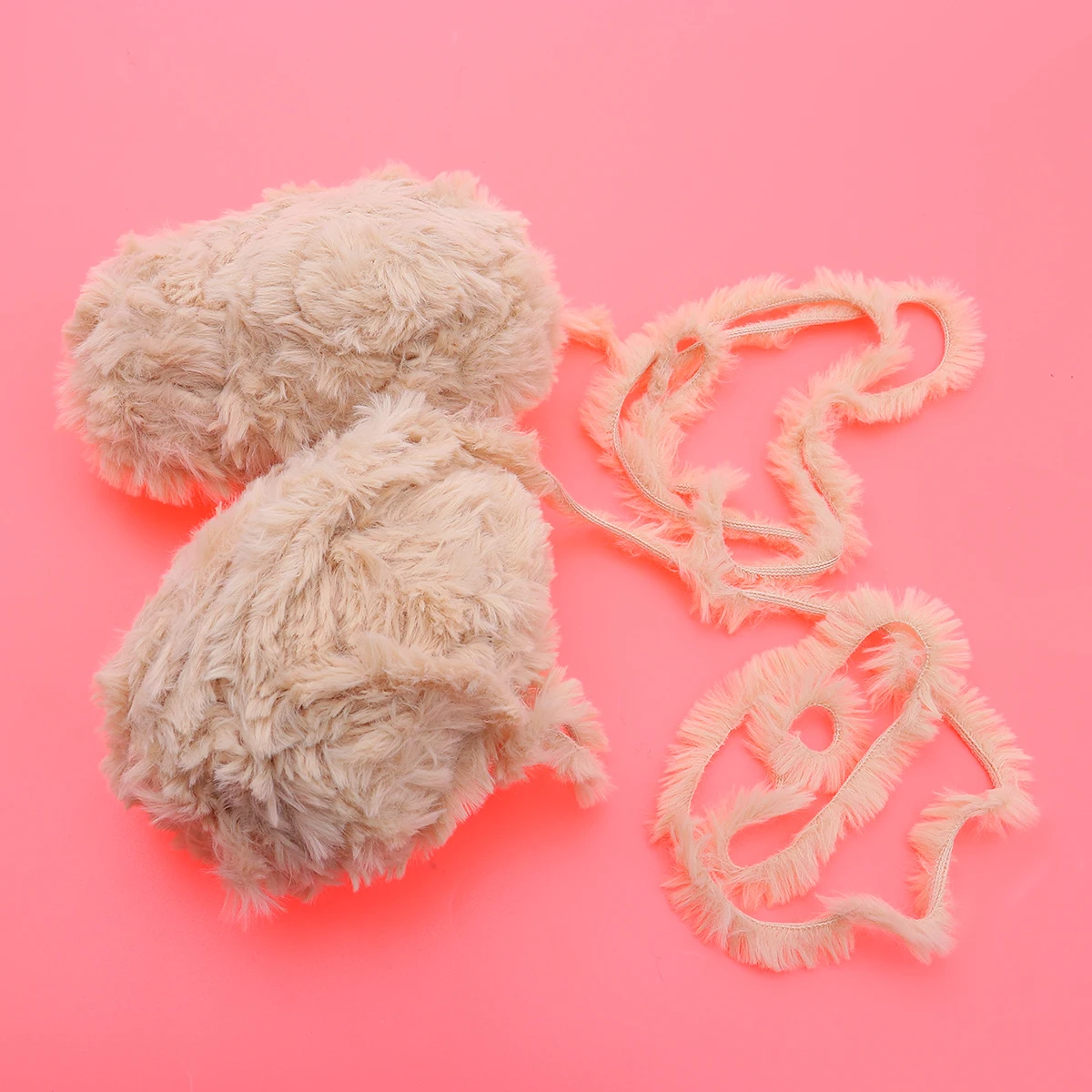 

2pcs Imitation Mohair Chunky Acrylic For Knitting Crochet Winter Scarf Hat Blanket Anti-Pilling Super Yarn Craft Yarn