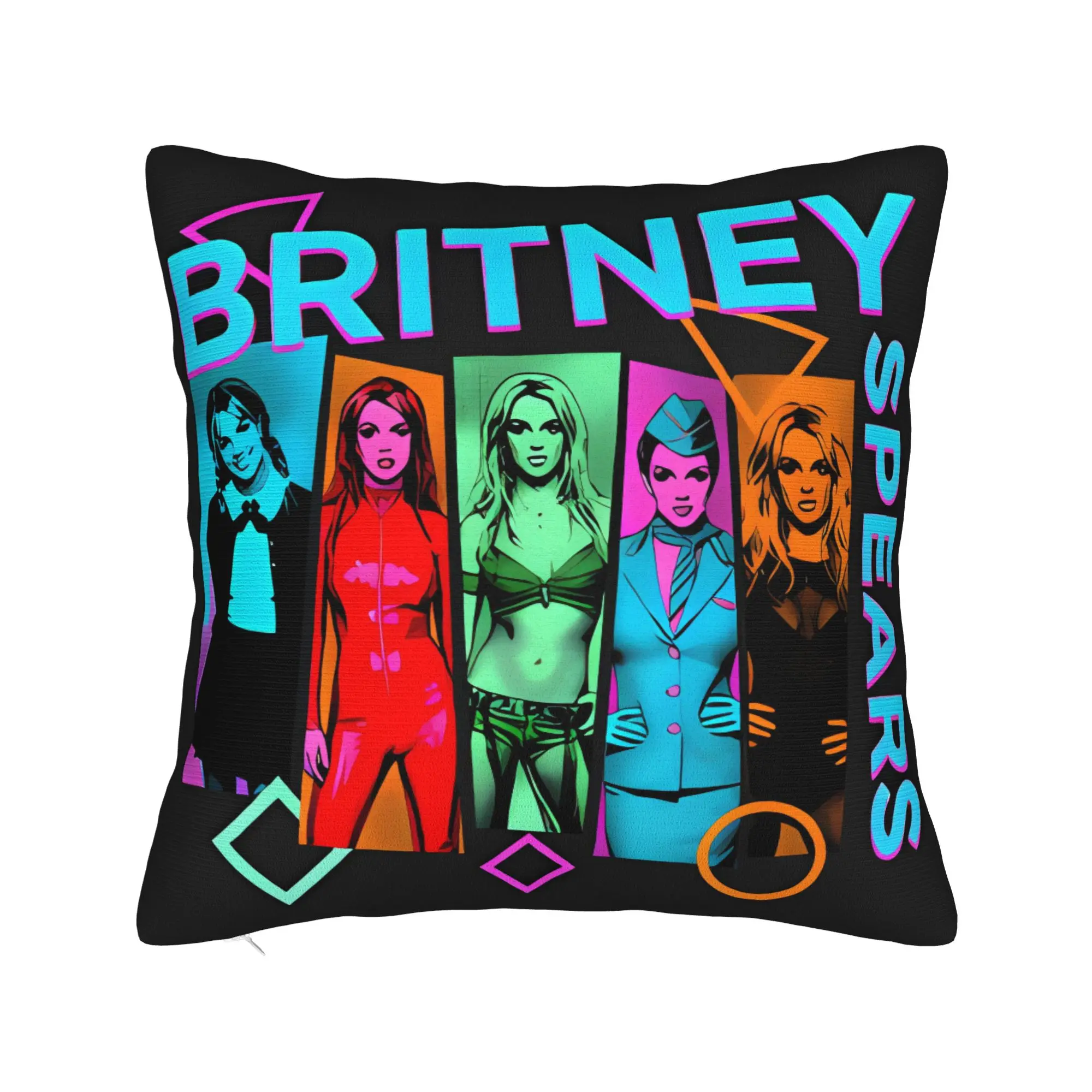 Singer B-Britneys Spears Pillowcases  Novelty Pillow Case For Chair Sofa Home Decor Custom Pillow Cover