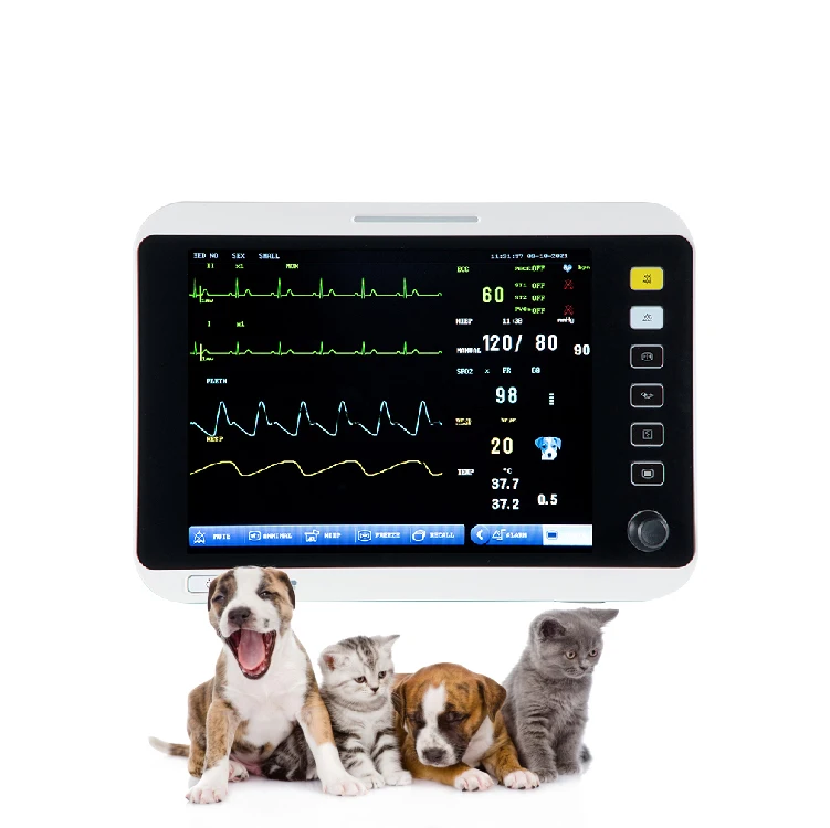 

Tabletop Pet Hospital Clinic Vital Signs Icu Veterinary Patient Monitor