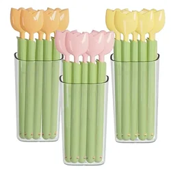 5Pcs Tulip Shaped Bag Clips Portable Food Snack Bread Sealing Clip With Magnetic Storage Box Sealed Clip Kitchen Accessories
