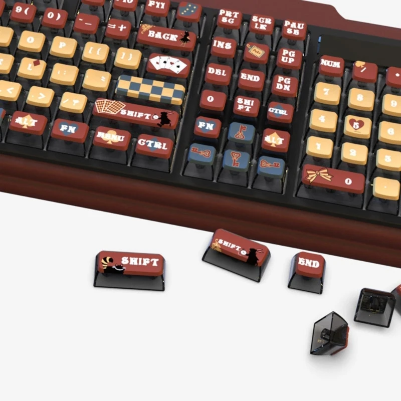 ASA Height Keycaps voor mechanische toetsenborden met 116 toetsen ASA Height Keycap Verbeterde typervaring