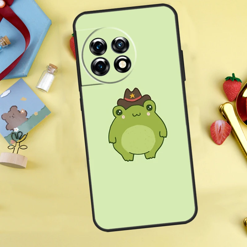 Чехол Frog Skateboard Cute Kawaii для OnePlus 13s 13R 12 12R 13 11 10 10T 8T Nord CE 2 3 4 Lite N10 N20 N30 Nord 5 Cover
