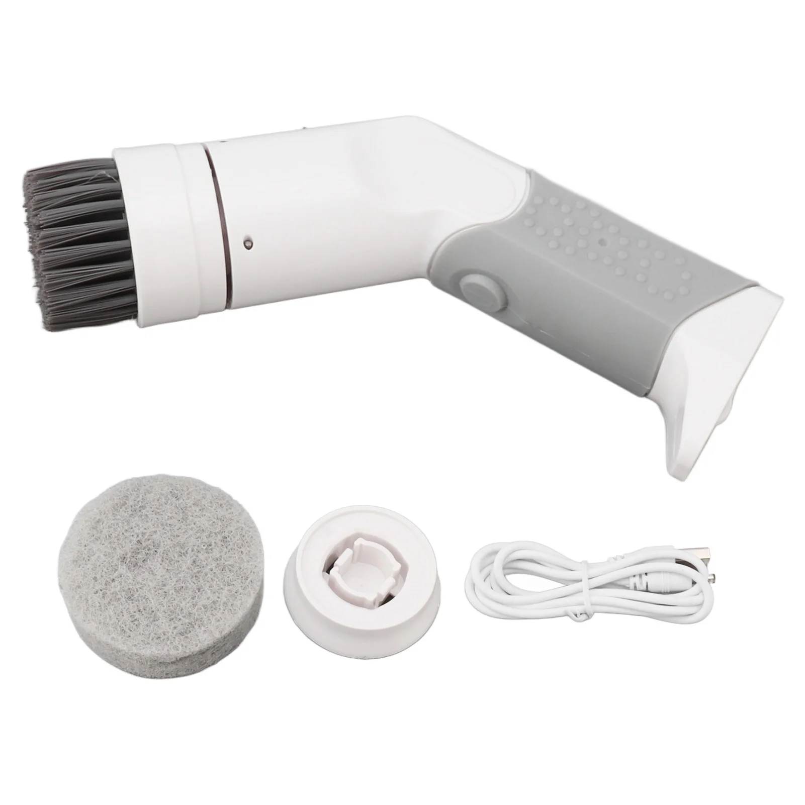 Purificador giratório elétrico sem fio, Escova de lavagem, Limpador de chuveiro, Banheiro, Chão, Vaso sanitário, Cozinha, 7W, 3.7V, USB