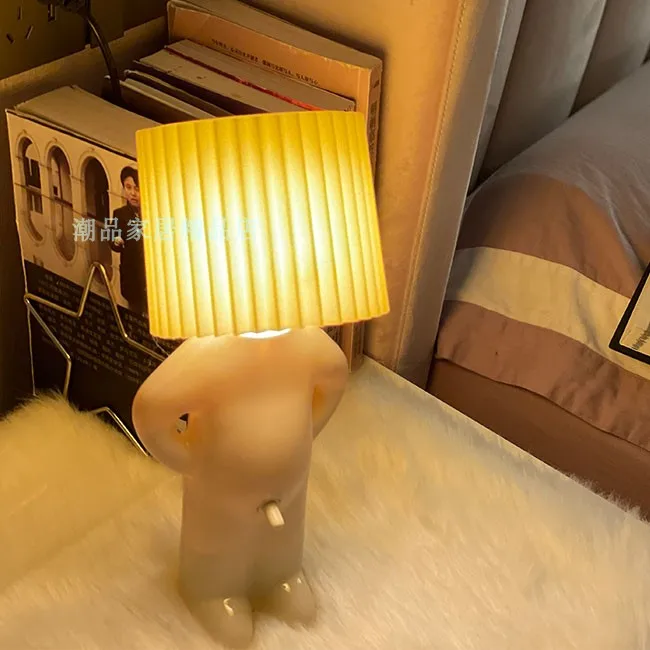 Naughty boy Mr.P a little shy man creative lamp small night lights,night lights home decoration nice gift WJ926