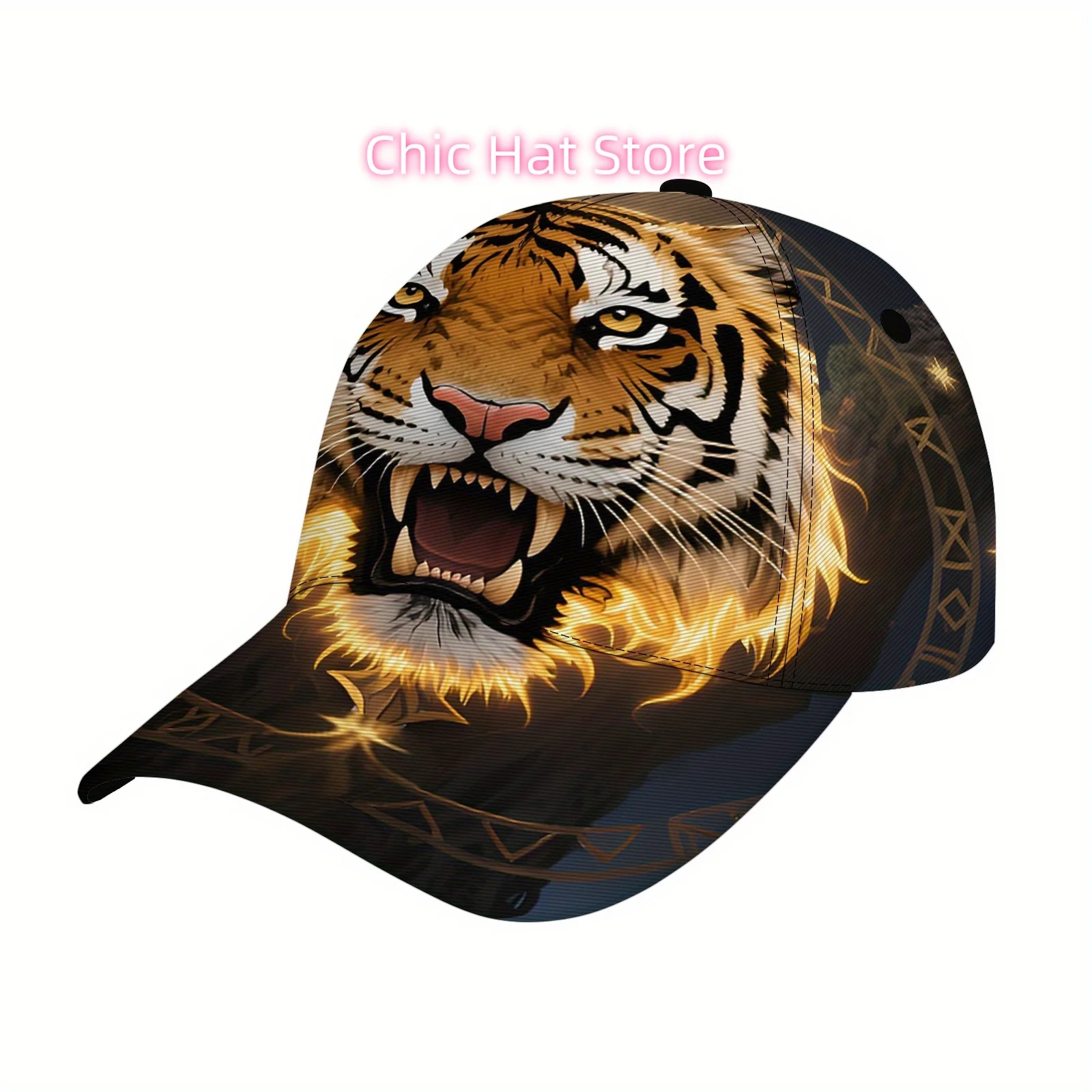 3D Tiger Print Cap, a Bold Style That Creates Unforgettable Fashion
