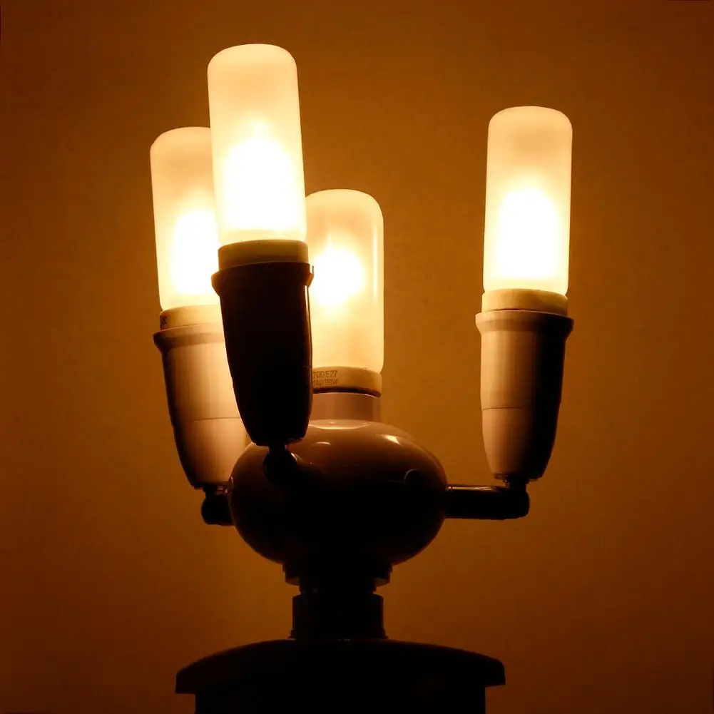 4/6 Heads Lamp Base Replacement Adjustable E27 Socket Splitter LED Light Bulb Lamp Holder Adapter Converter Socket