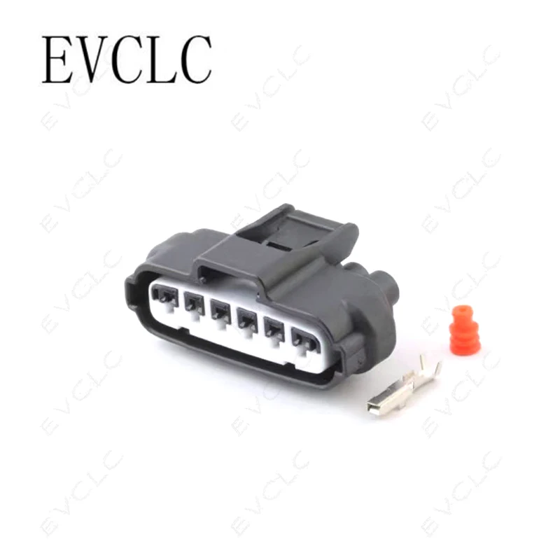 1 Set 6-Pin Car Wiring Harness Connector Waterproof Plug 7283-1968-30 for Toyota Mitsubishi Throttle & Accelerator Pedal Sensor