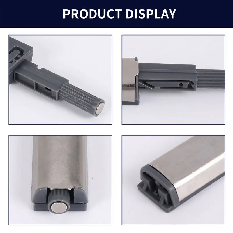 Push Latches For Cabinets 6 Pack Push To Open Cabinet Hardware Push Press Latch Kitchen Door Push Release Latch-A68E