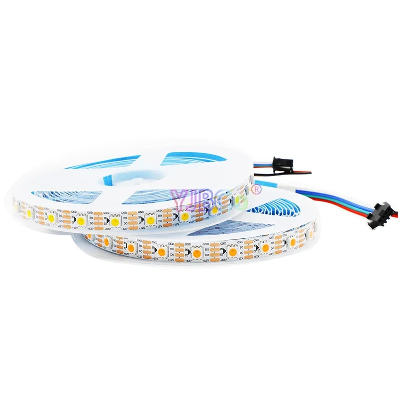 

12V White/Warm whtie WS2815 LED Strip 30/60/144 LEDs/m Smart Pixels addressable SMD 5050 Single Color Light Tape White PCB IP30