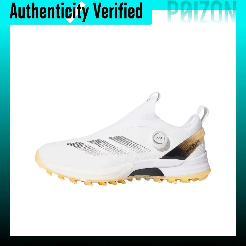 Adidas Adizero ZG Golf Shoes Men's White Black Orange HQ5052