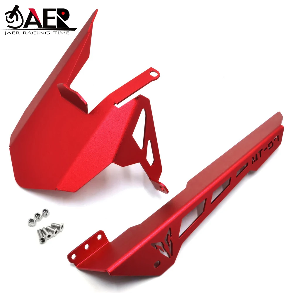 

MT07 FZ07 Rear Tire Hugger Fender Mudguard Chain Guard Cover for Yamaha MT-07 MT 07 2013-2018 FZ-07 2015 2016 2017 2018