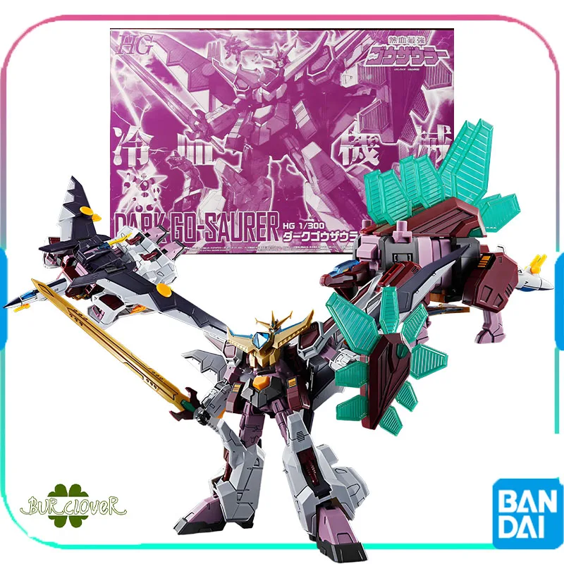 

BANDAI Original GUNDAM NEKKETSU SAIKYO GO-SAURER HG DARK GOSHURA ALTER Anime Action Figure Assembly Model Toys