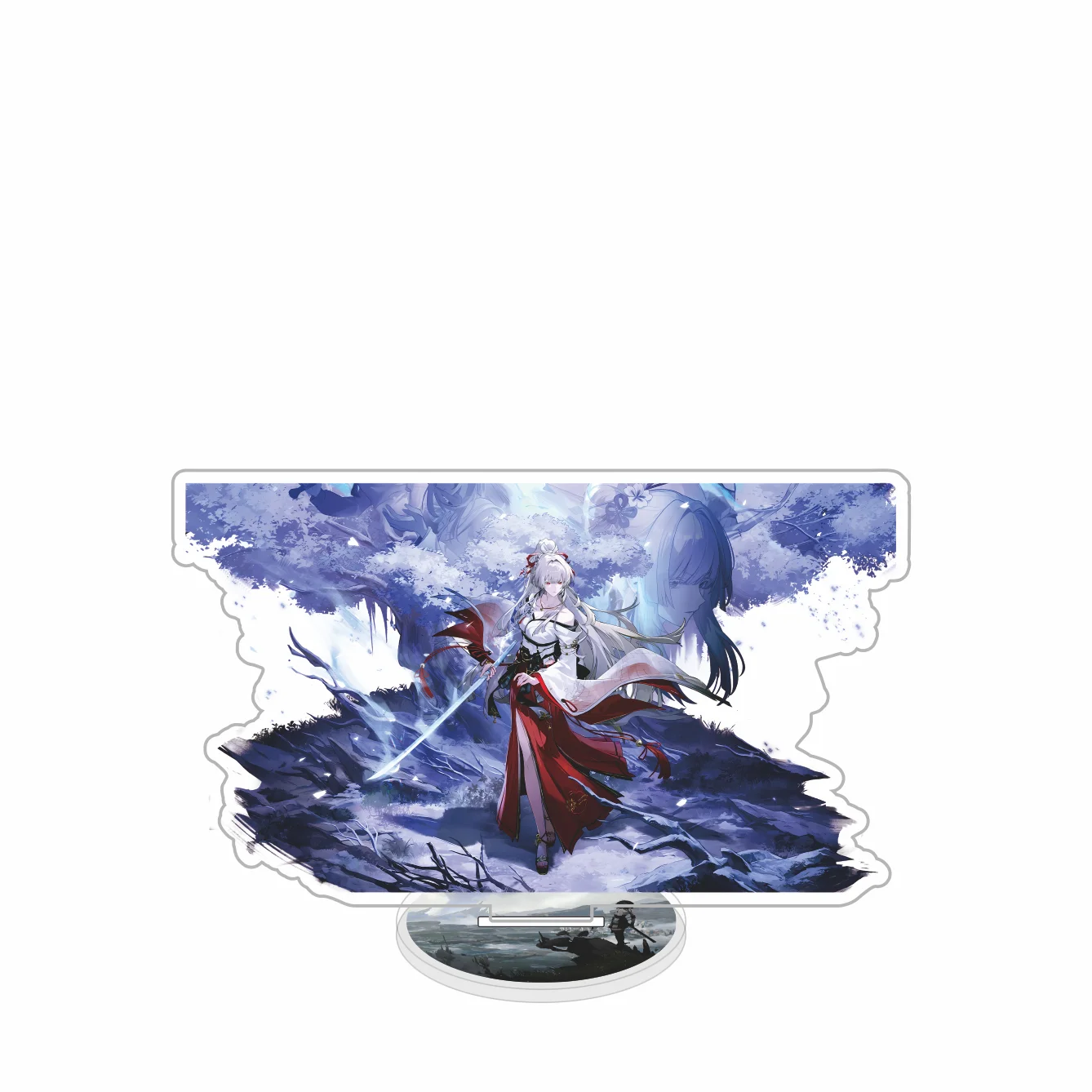 Wuthering Waves Augusta Gallery Figure Stand Model Plate Key  LUUK HERSS AEMEATHA Acrylic Standing Anime Iuno SIGRIKA Gift