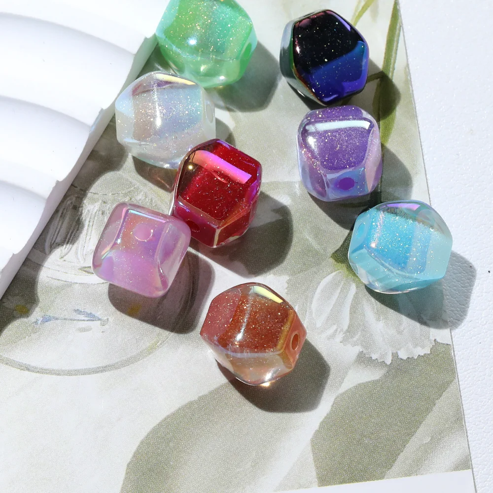 

Cordial Design 13*14MM 100Pcs DIY Beads/Aurora Effect/Lantern Shape/Resin Bead/Hand Made/Jewelry Findings & Components #19210