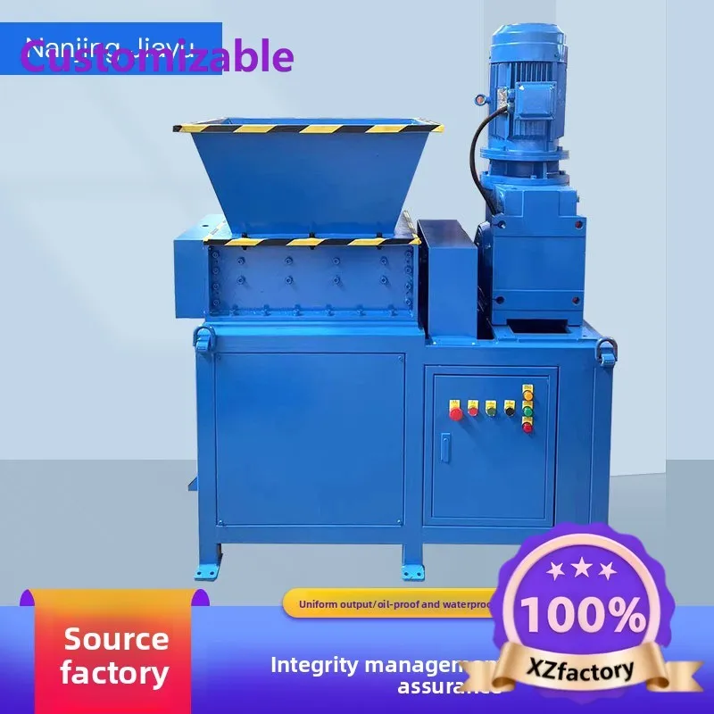 Factory Direct 2026 Top Rated Twin Shaft 400 Industrial Shredder for Plastic/Metal/Waste Recycling