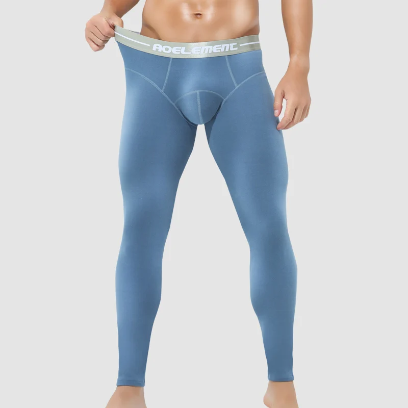 

Winter long Johns men's underwear single thick fleece pants thermal pants tights string pants leggings long pants cotton pants