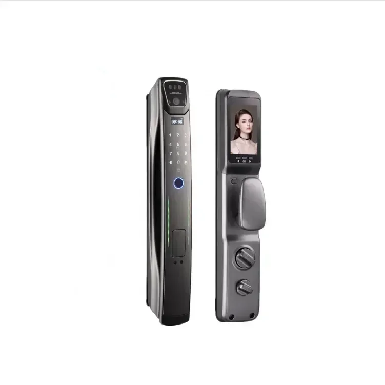 Wifi Phone Key Security Home Camera Video Finger Print Fingerprint Cat Eye Electronic Smart Door for Doors