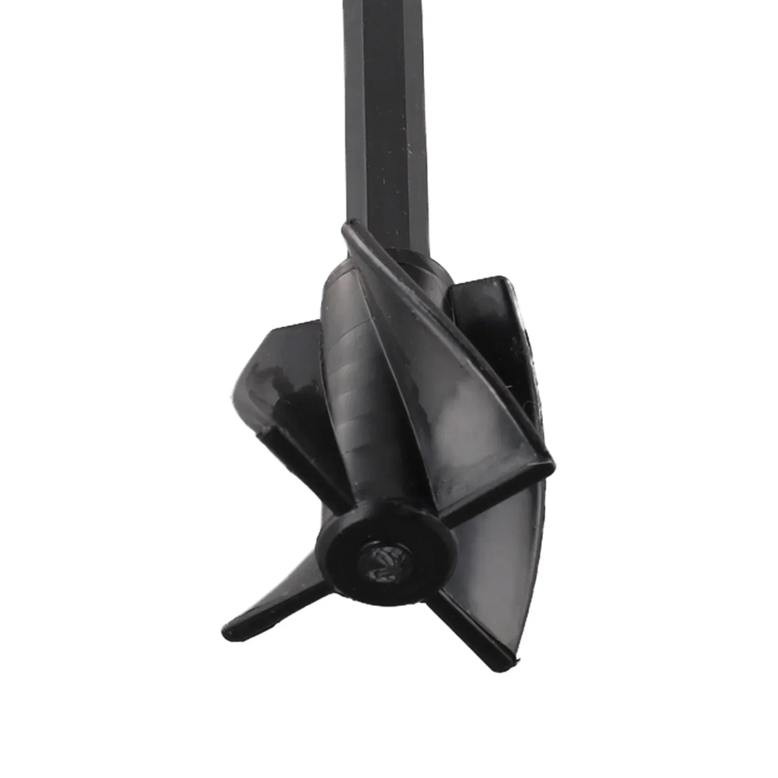 Pala per miscelatore in resina Miscelatore per vernice riutilizzabile Miscelazione senza bolle Accelera la miscelazione Spirale Design a quattro lame Plastica ABS