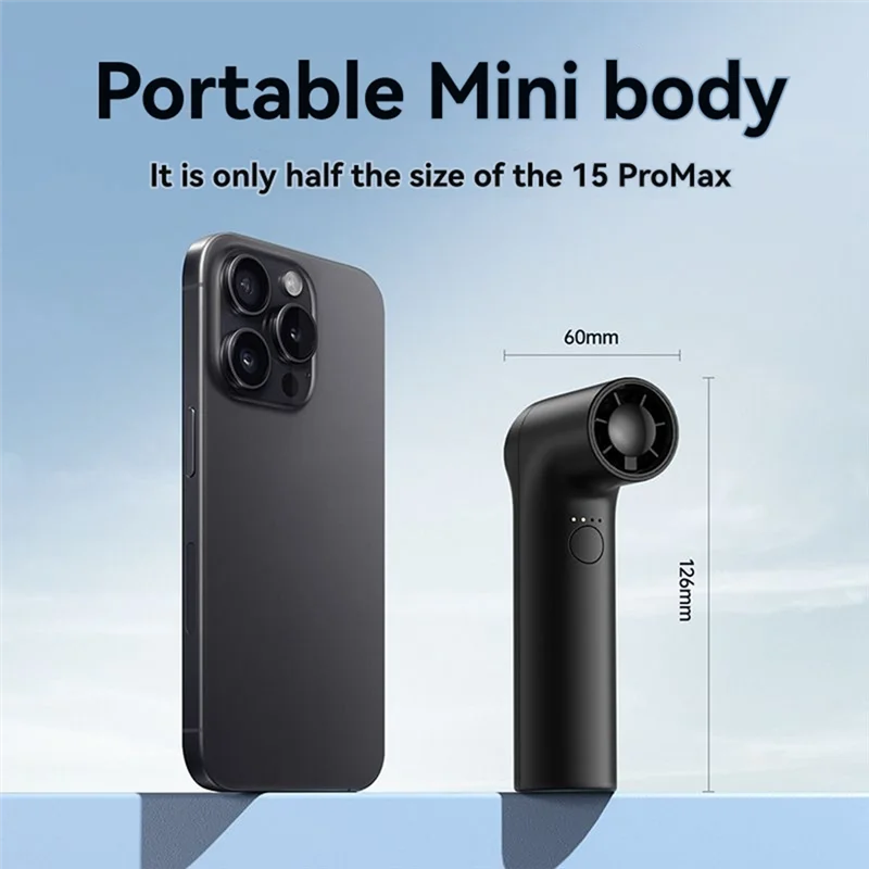 พัดลมมือถือไฟฟ้าลมแรง 36000 รอบต่อนาทีพัดลมมินิความเร็วสูงแบบชาร์จไฟได้กังหันขับเคลื่อนแบบพกพา