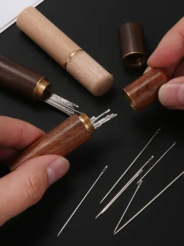 1/25/30Pcs Side Hole Blind Sewing Needles Stainless Steel Elderly Needles Hand Sewing Stitching Pin DIY Home SelfThreadingNeedle