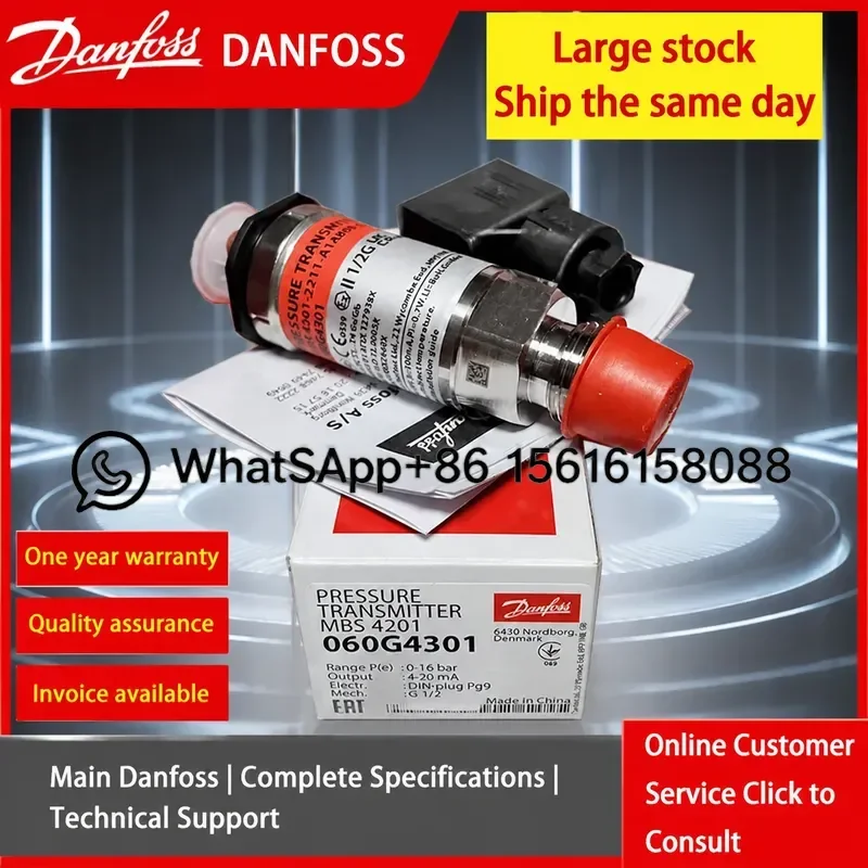 Danfoss MBS4201 Pressure Transmitter 060G4303  060G4308  060G4302  060G4307  060G6864  060G3725 060G4303  060G1125