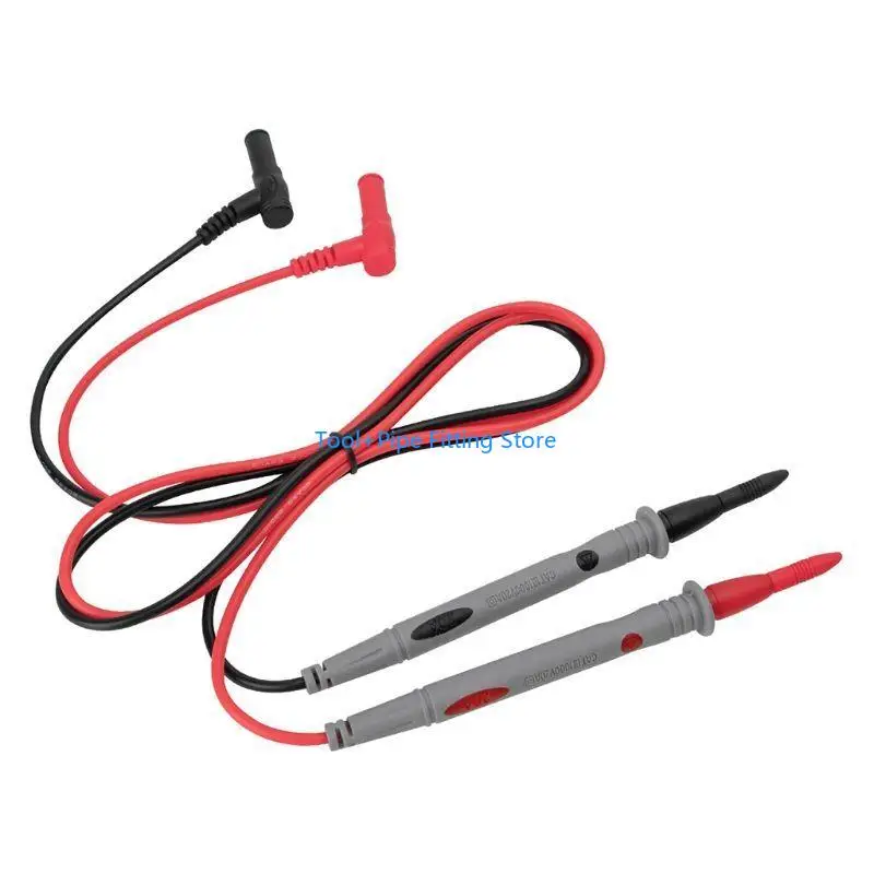 F92B Multimeter Test Leads PT1032 1000V 20A Probe Silicon Wire Pen Cable with for Crocodile Clip Practical Thin Tip Needle To