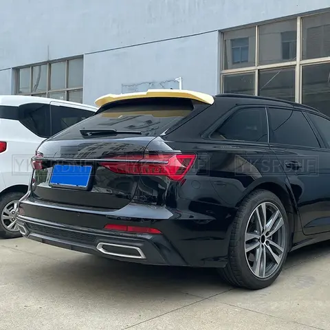 Audi A6 Allroad용 스포일러 A6 C7 C8 Avant 2011-2022 ABS 플라스틱 Sayap Ekor 모바일 Sayap Belakang Sayap 스포일러