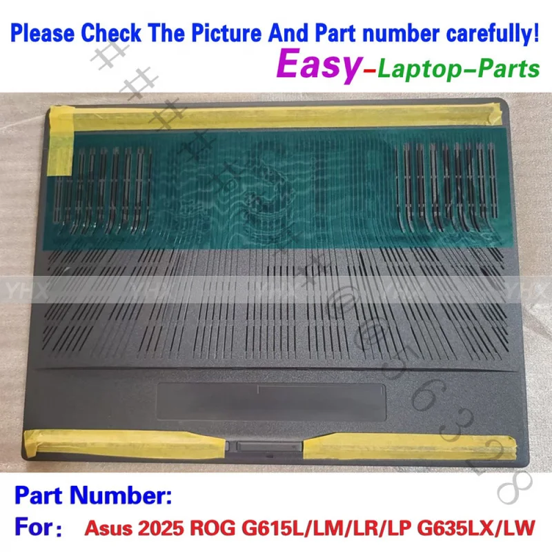 SS+New Bottom Door Cover Shell PN 6070B2440612 For ASUS 2025 ROG G615L G615LM G615LR G615LP G635LX G635LW Gaming Laptop Replacem
