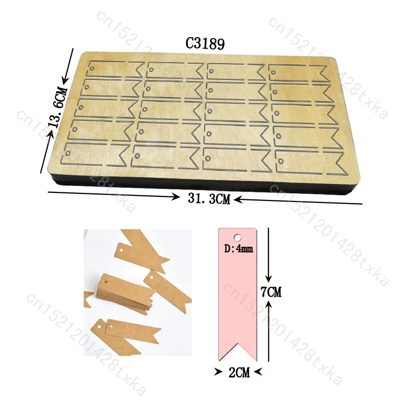 

Деревянная штамповка New Tag для скрапбукинга, вырубные штампы для обычных машин для высечки на рынке, C3189