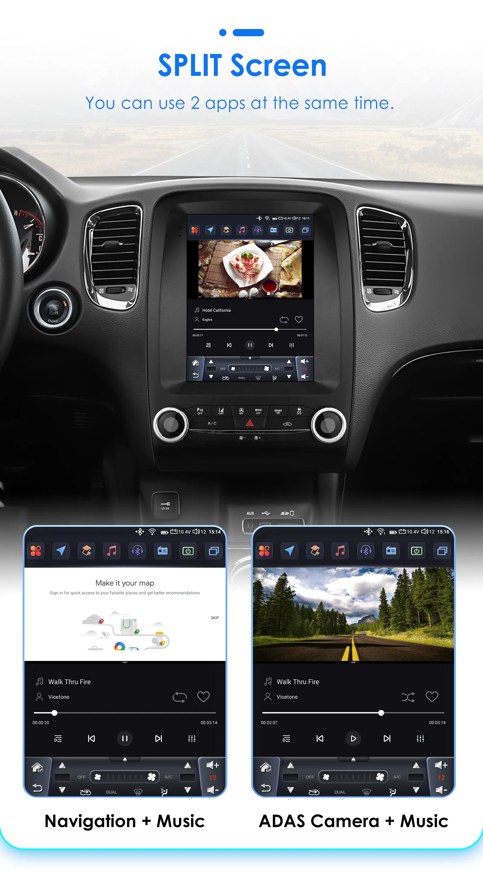 Hizpo Für Tesla Stil Auto Radio Für Dodge Durango 2014-2020 Multimedia GPS Stereo Intelligente System Kopf Einheit 360 kamera RDS – Detail 28