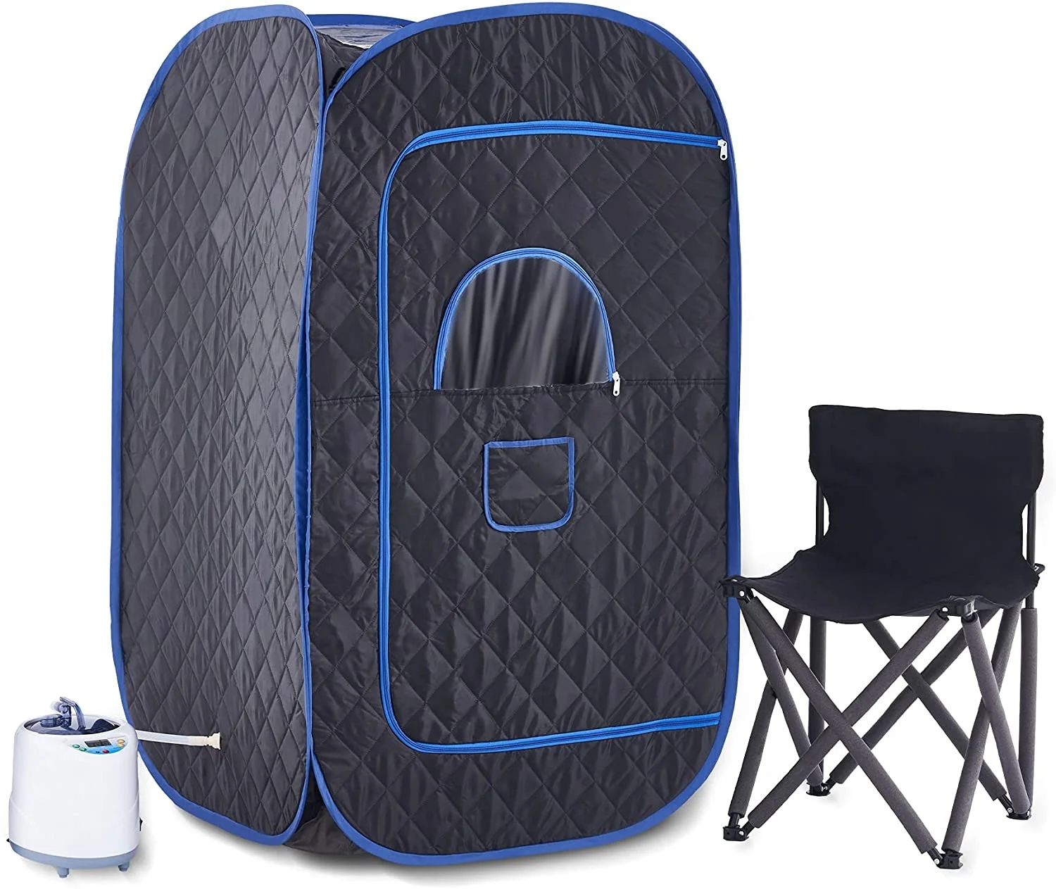 2025 Portable Sauna for Home Office and Travel Home Sauna for Spa Dry and Steam Sauna with Remote Control Steamer Tent