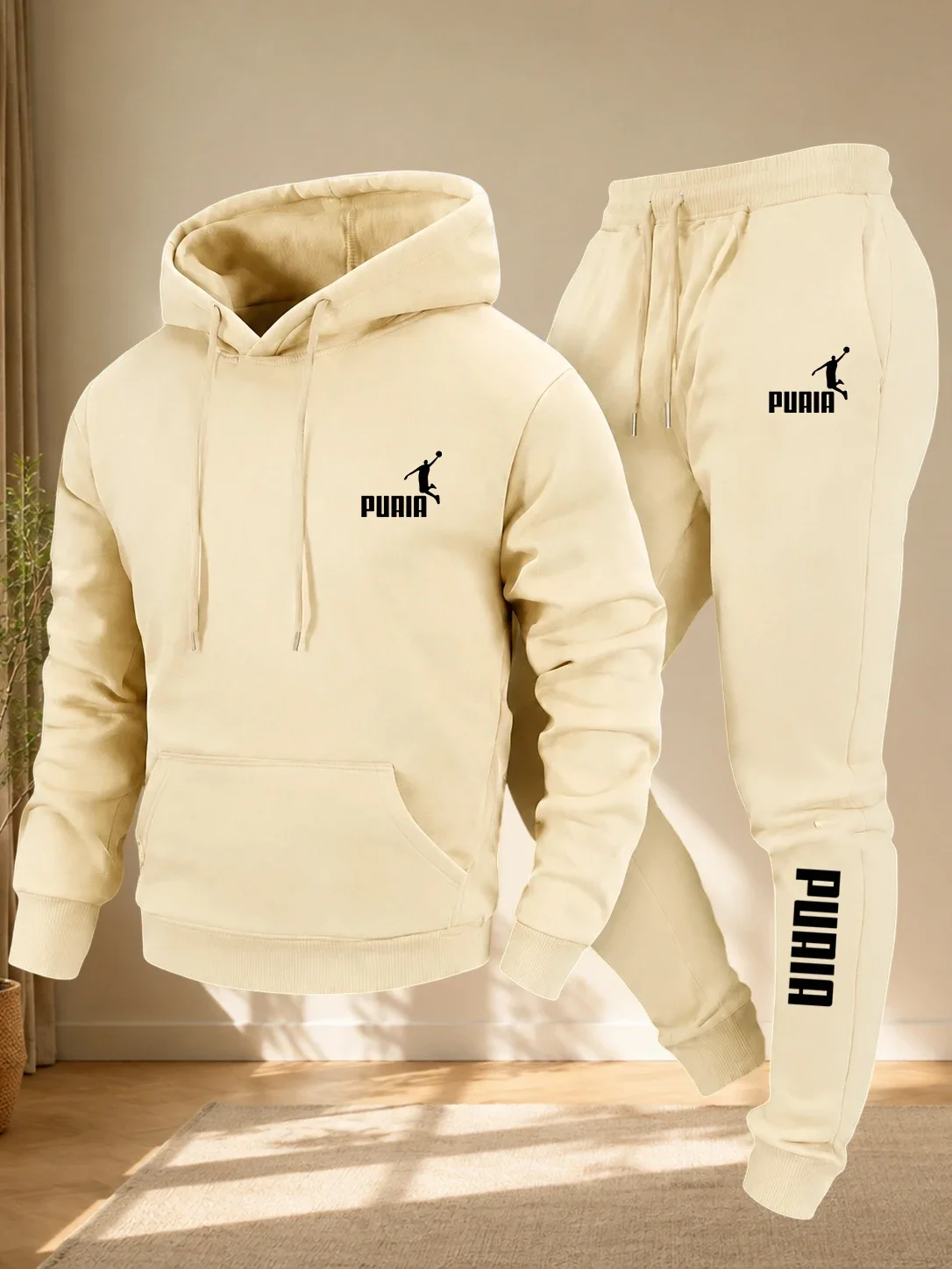 2026 New Men's and Women's Hoodie Jacket Fashion Street Casual Set Autumn/Winter Fleece Sportswear+Pants Set